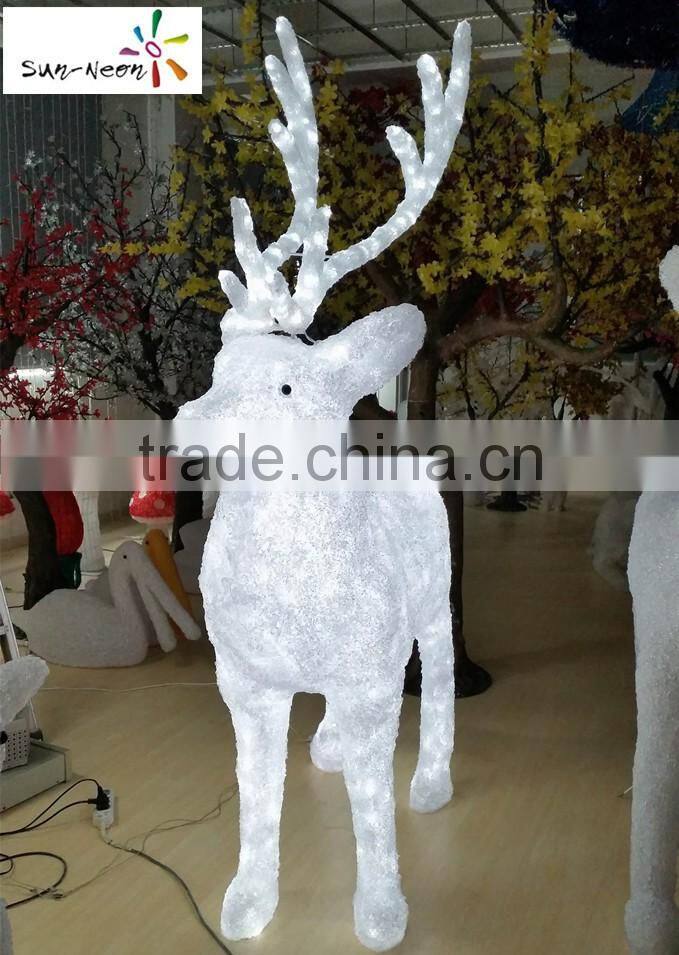 Holiday time deer christmas decoration good christmas reindeer christmas deer yard decorations with high quality