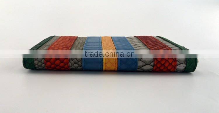 Women money bag security long purse brand style rainbow colorful fashion wallet