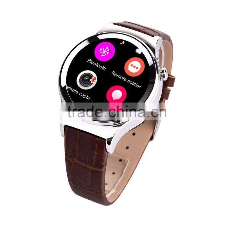 Touchscreen Bluetooth Smart Watch Support SIM / SD Card with Heart Rate / Emote Control for Samsung, LG, HTC, Snoy, Moto, iPhone