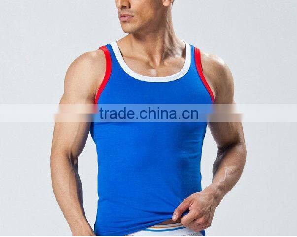 Athletic mens fitting tank tops new style