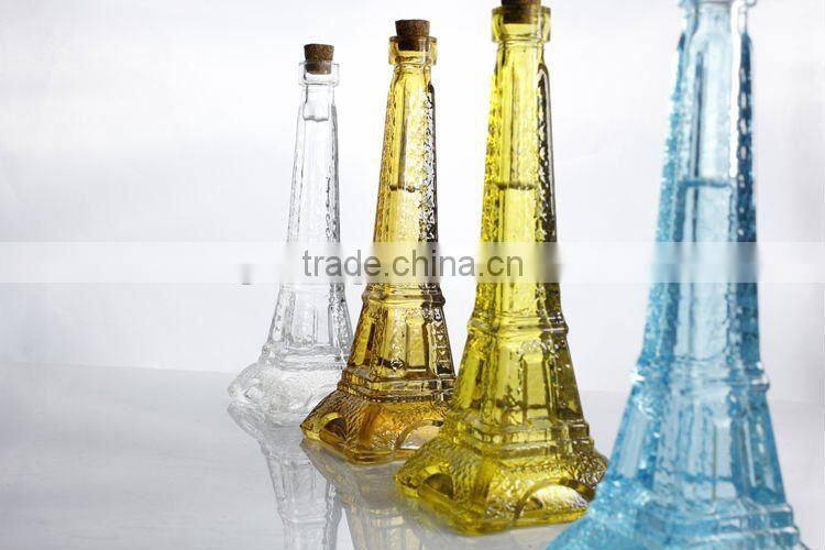 Eiffel Tower shaped glass vase