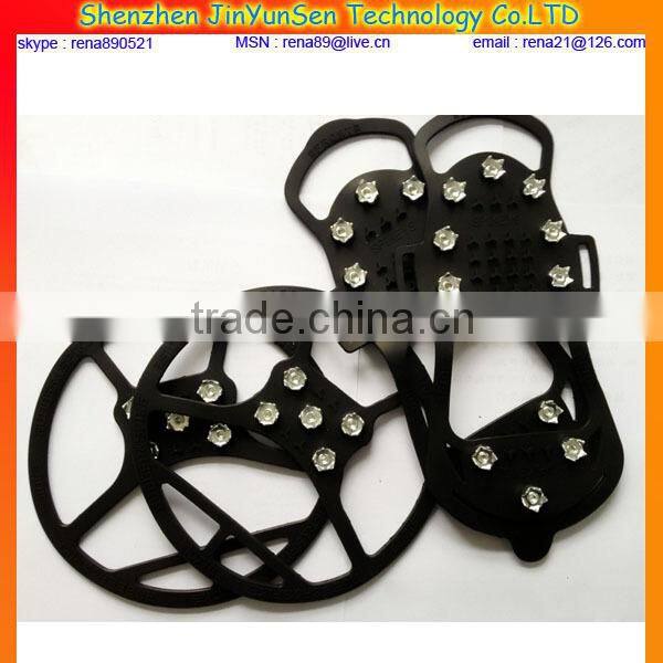 slip resistant snow chain crampons ice shoes spikes