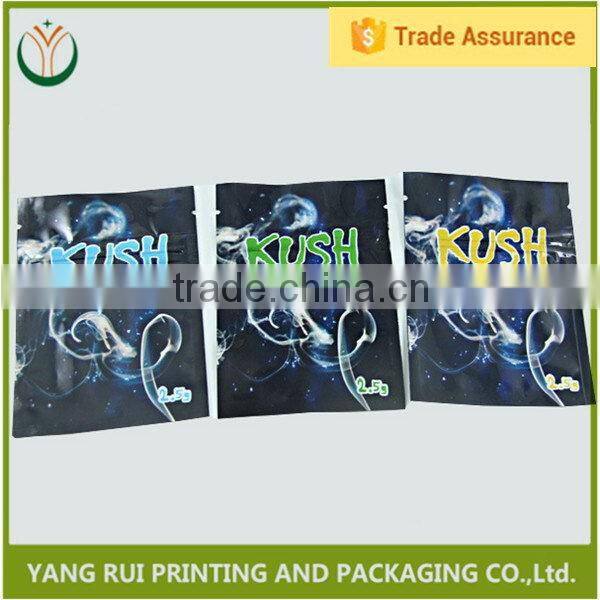 Made in china Loop Handle hulk herbal incense bag