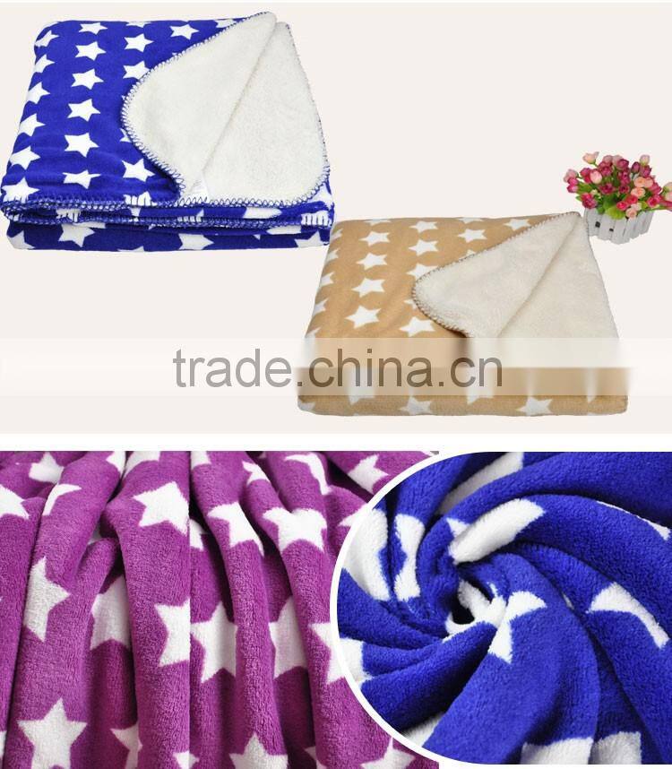 Fashion China New 2Ply Berber Fleece Pillow Blanket