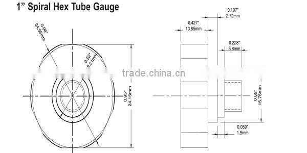 1.25 inch stainless steel case 5000 psi pressure gauge with rubber cover