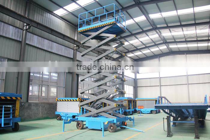 300kg mobile mechanical hydraulic scissor lift table