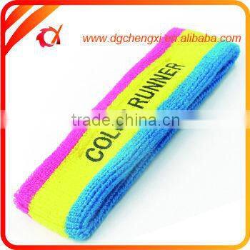 2016 Striped Cotton Terry Cloth Moisture Wicking Head wristband