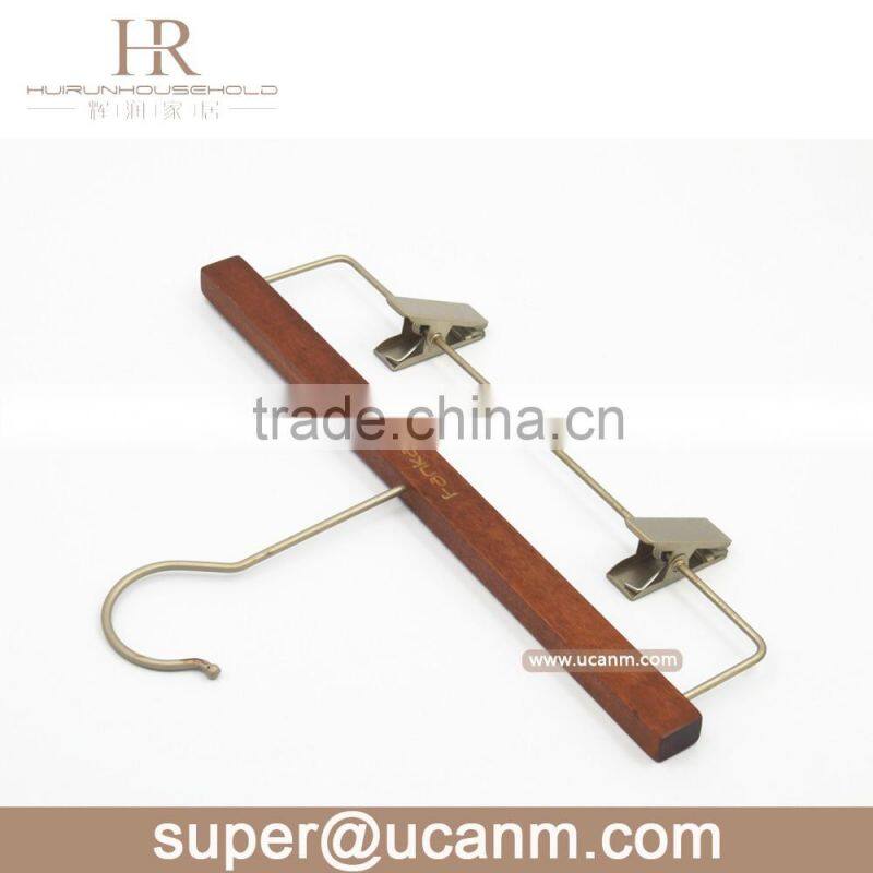 HRW-GT315GV Antique lotus wooden pants hanger