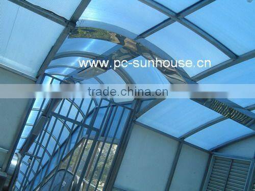 polycarbonate frosted sheet plastic roof gazebos