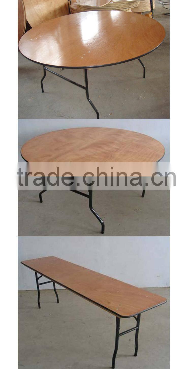 Rectangle Wooden Folding Table