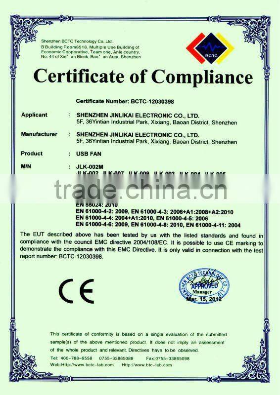 Hottest EC FCC RoHs gadgets gifts metal speed control desk portable radiator cooling fan