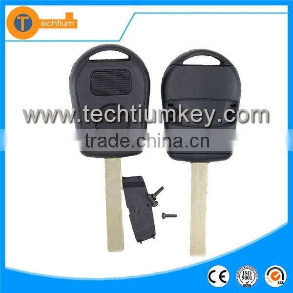 Blank key with 2 track blade and logo replacement key blank for E90 E91 E61 E64 for BMW