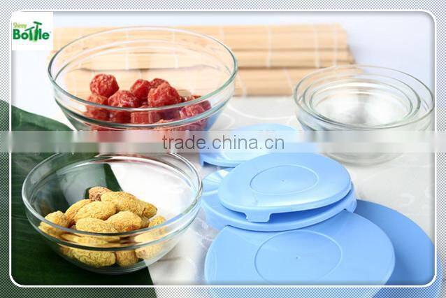 clear glass bowls transparent