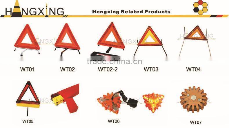 WT04 Cloth Plastic Car Warning Triangle Kit