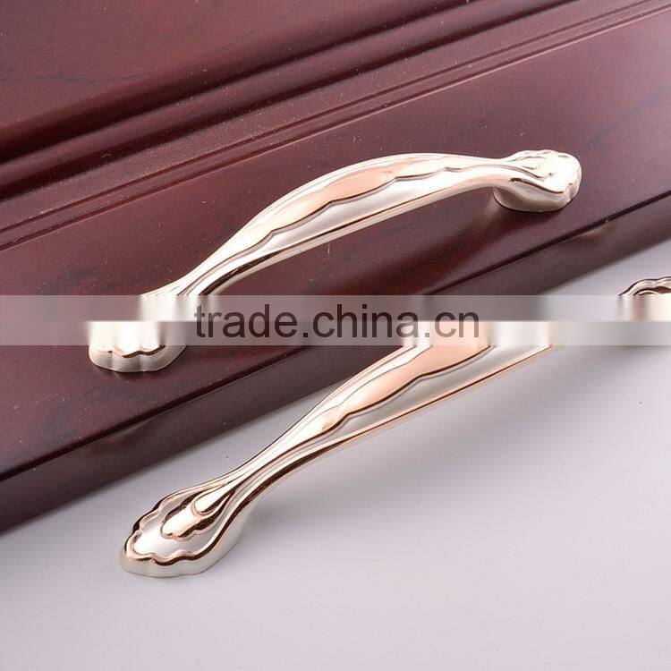 128mm Coffee eletroplating metal new fancy antique decorative pull handle