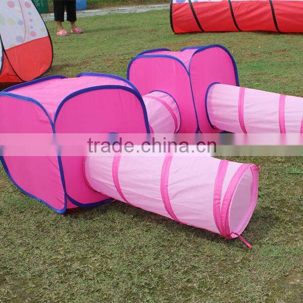 Two-piece pet tent,tunnel mixed pet tent