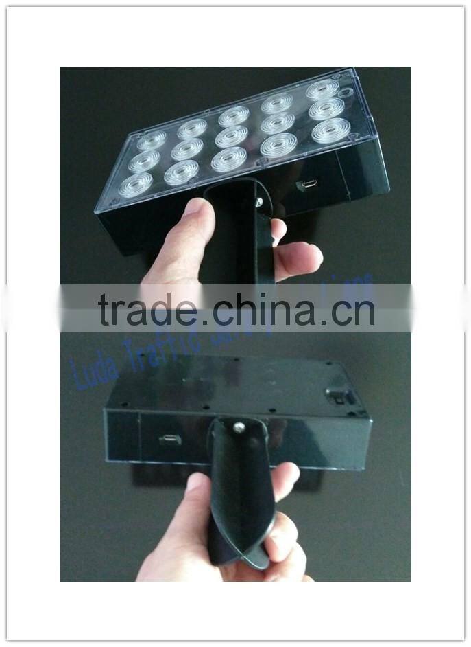 Solar powered led night lights for traffic safety