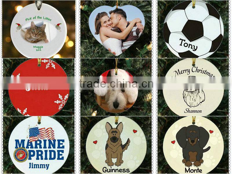 Sock Shaped Glass Kid's Ornament For Christmas Holiday Decoration