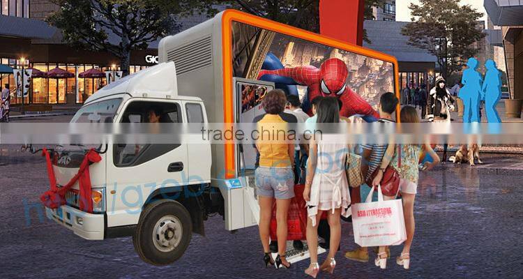 Guangzhou Panyu 2015 Latest Popular Virtual Simulator truck 7d cinema