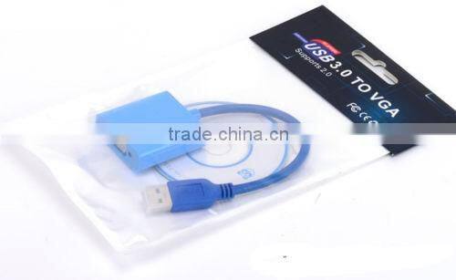 2016 USB 3.0 to VGA Multi-Display Video Graphic External Cable Adapter for Win 7/8