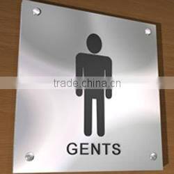 acrylic toilet sign for men