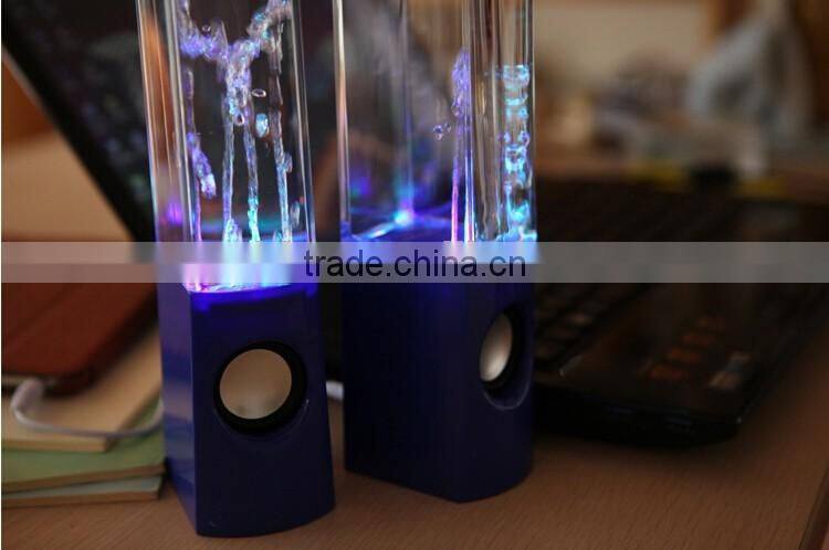2016 new products crystal clear for led dancing water speaker