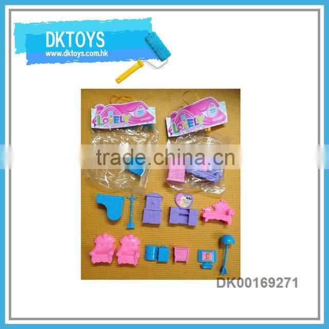 Non-toxic Plastic Furniture Play Set Small Furniture Toy