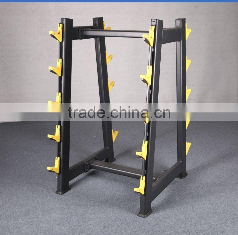 precor gym machine barbell rack