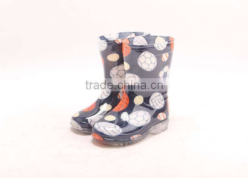 New style anti slip comfortable and lightweight rain boot for children kid pvc rain boot childrens rain boot factory SA-9994