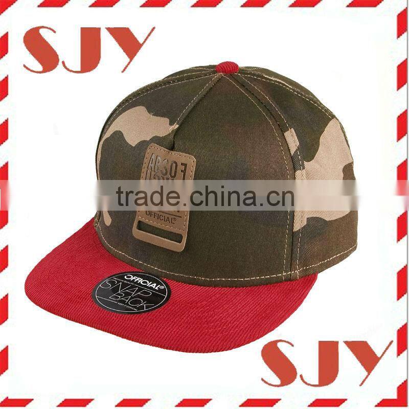 Digital camo new style 6 panel baseball custom distressed hats
