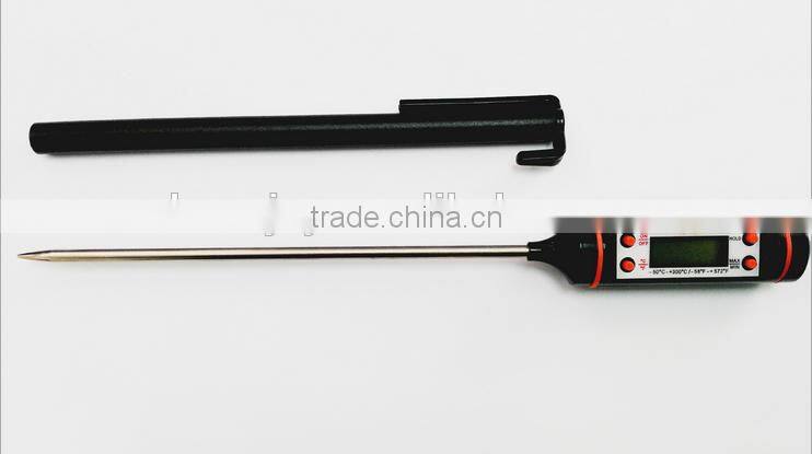 LCD display digital thermometer with capillary tube