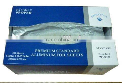 One Time Use Pop-Up Aluminum Foil For Baking