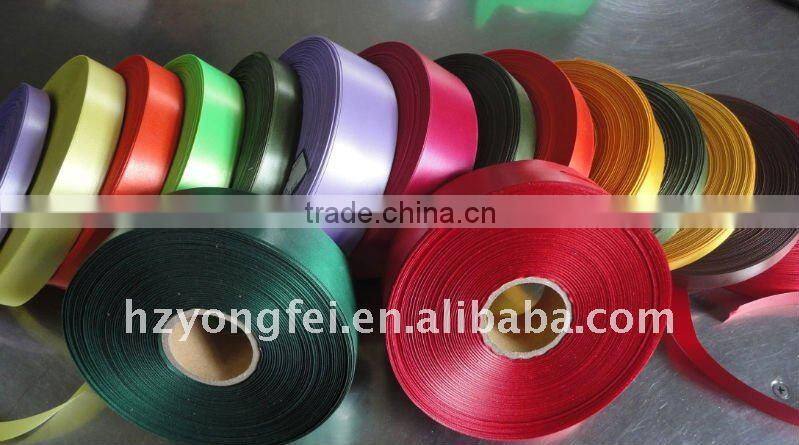 Printed polyester satin ribbon