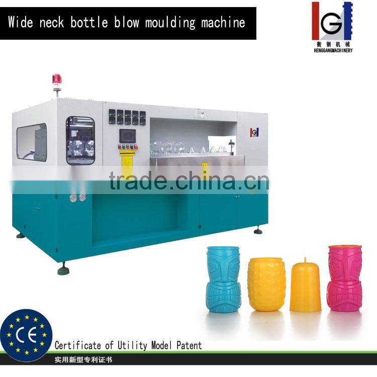 Thermoforming blow molding machine for PET jar