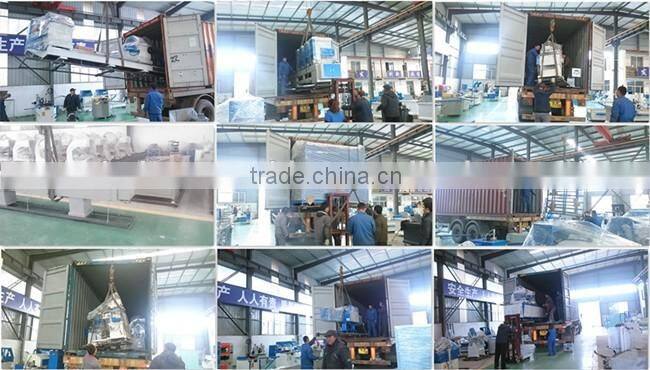 Strong combination PVC window three head welding machine