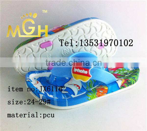 2015 new design pcu beach slipper