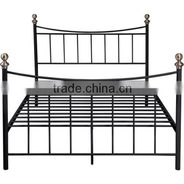 bedroom furniture-wrought iron king size bed