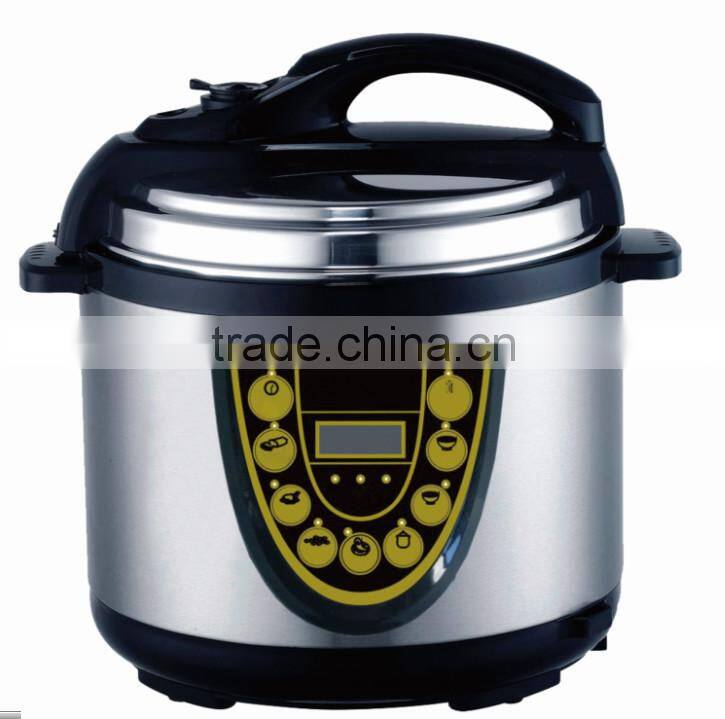 drum shape stainless steel electric pressure cooker