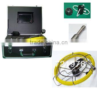 Pinpoint Staniless Steel Lens 40M Underwater Inspection Camera/Pipe And Wall Inspection/ Video Pipe Inspection Camera System
