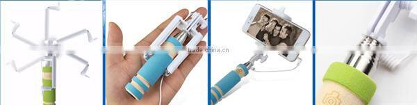 Handheld monopod selfie stick, monopod with cable, telescopic hot stick