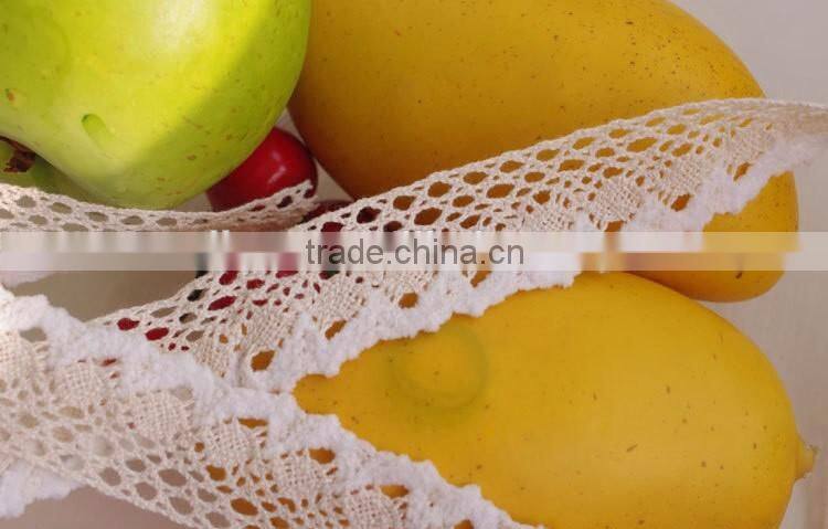 2.5cm white embroidery lace /cotton lace trim dots decoration wholesale 250203