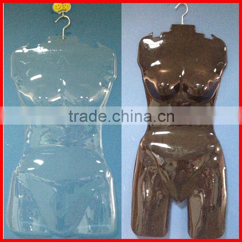 Cheap vacuum thermoforming body display for swimsuit