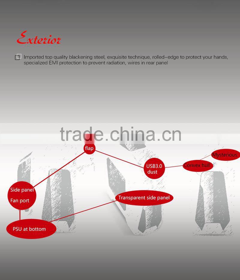 aigo-Prometheus2 water cooled DIY Split-type Gaming Computer Case