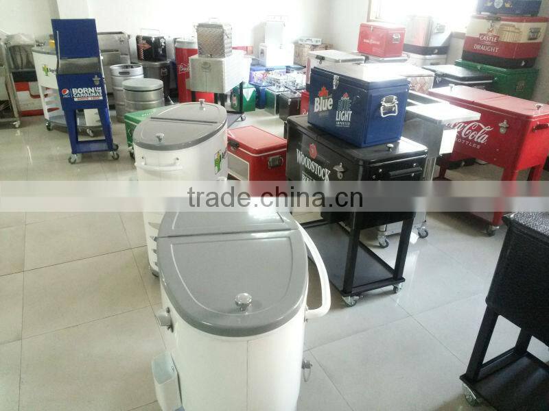 Ice cooler cart with custom made LOGO