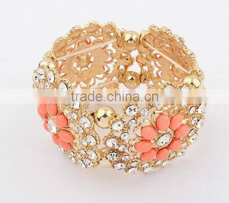 High quality rhinestone elegant lady bangle
