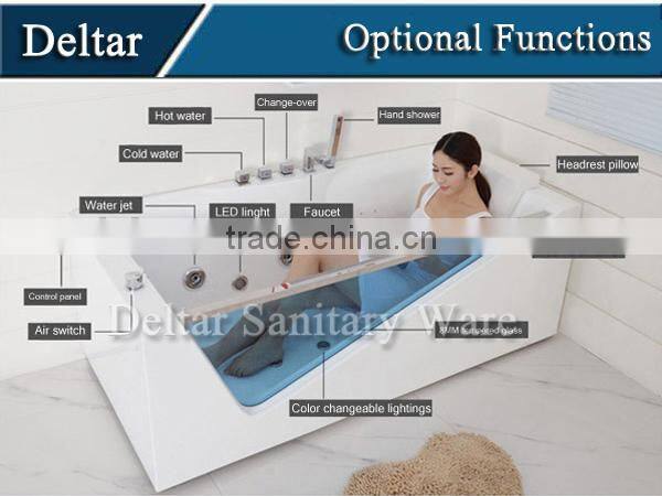 Sanitary Ware Bathtub Price, Claw Foot Coffee Color Bathtub Indoor Bath Tub, Acylic Royal Bathtub