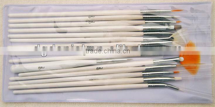 DANIWER 15PCS best cheap Nail art brush set