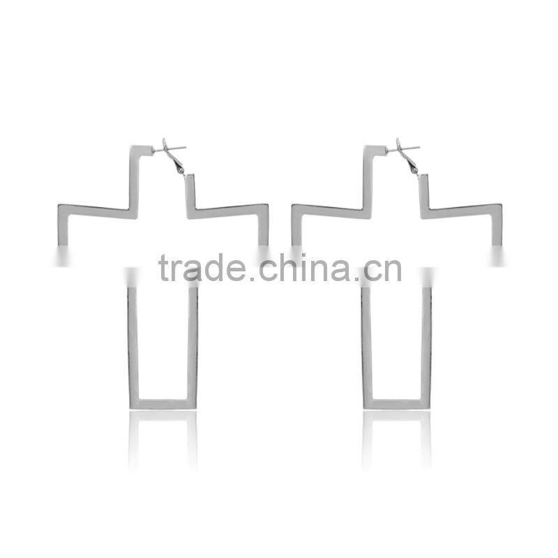 Pretty Steps black cross earrings name brand fashions in jewelry