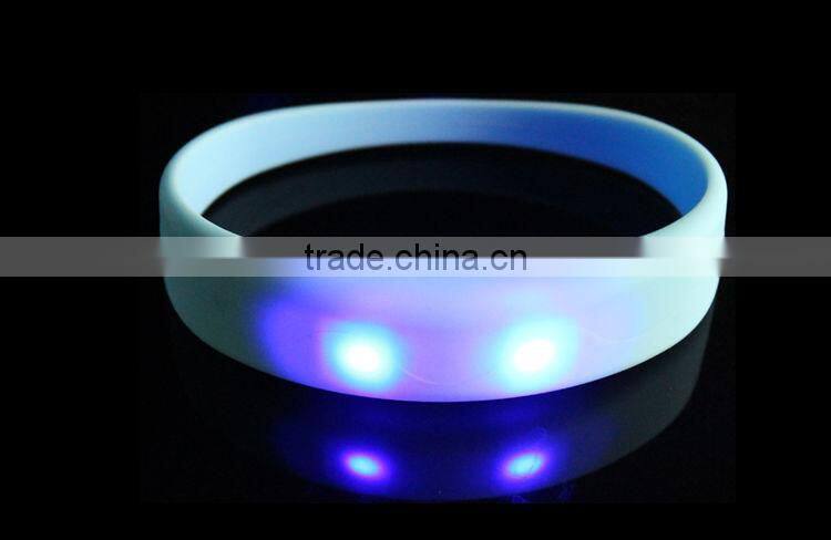 Birthday Giveaways Multi Color Silicone Bracelet With Light