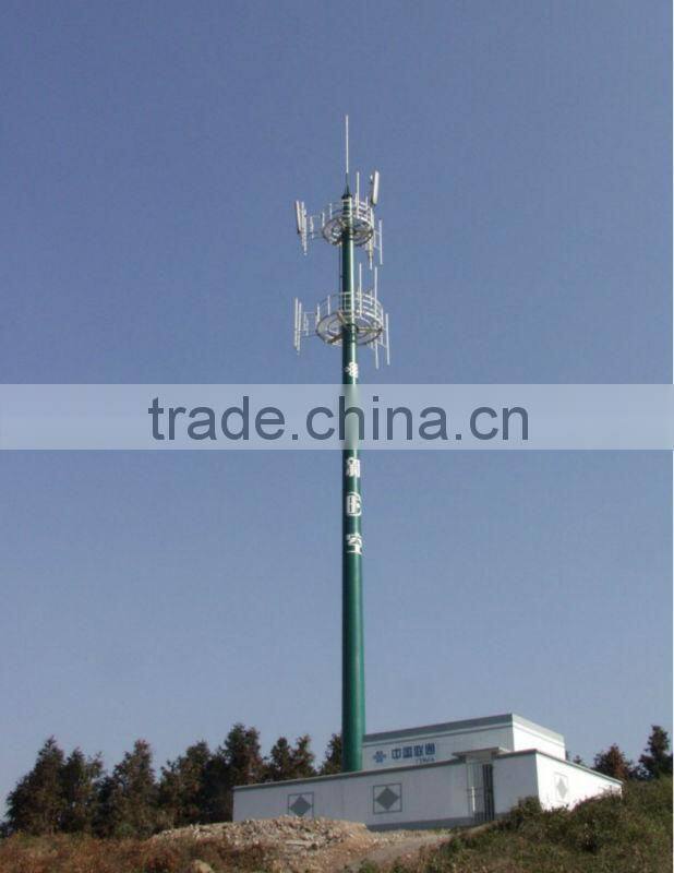 base station BTS communication monopole tower